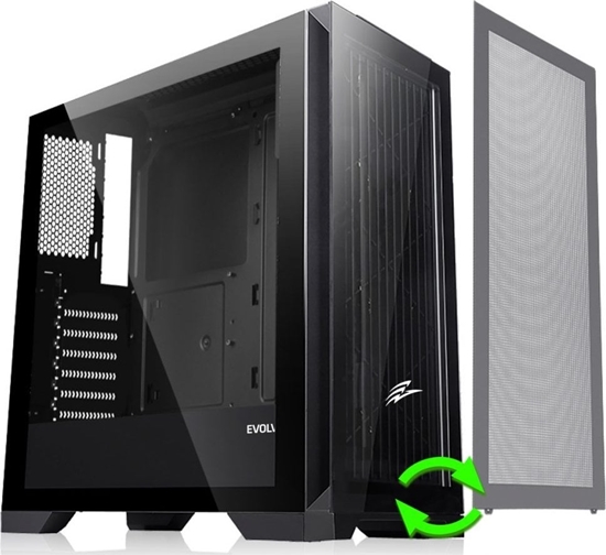 Изображение Obudowa Evolveo Ptero Q2 czarna (PTEROQ2)