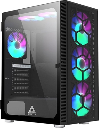 Picture of Obudowa Montech X3 TG RGB czarna