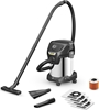 Picture of Vacuum Cleaner|KARCHER|Suction power 230 AW|Input power 1000 W|Dust capacity 17 L|Drum vacuum|Cleaning type dry&wet|Dust container Dust bag|Colour Black/Silver|1.628-449.0