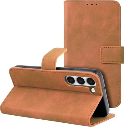Attēls no OEM Kabura TENDER Book do SAMSUNG Galaxy S23 brzowy