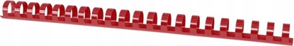 Attēls no Office Products Grzbiety do bindowania OFFICE PRODUCTS, A4, 19mm (165 kartek), 100 szt., czerwone