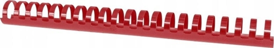 Picture of Office Products Grzbiety do bindowania OFFICE PRODUCTS, A4, 28,5mm (270 kartek), 50 szt., czerwone