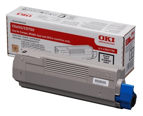 Изображение OKI 43865708 toner cartridge Original Black 1 pc(s)
