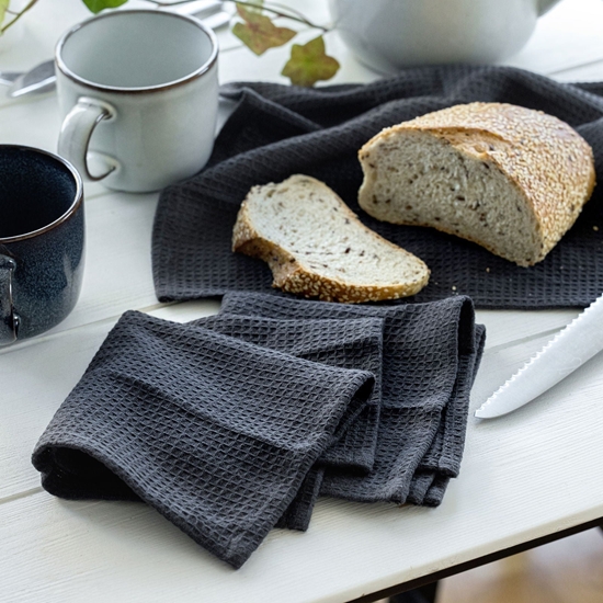 Picture of Olsen Home OlsenHome - Vaffel Karklude 28x28cm - 3 Pak Magnet Grey