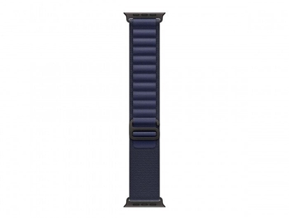 Изображение Apple 49mm Navy Alpine Loop - Large - Black Titanium Finish