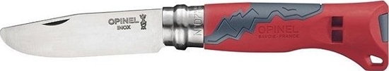 Picture of Opinel No. 07 Outdoor Junior red  w. whistle