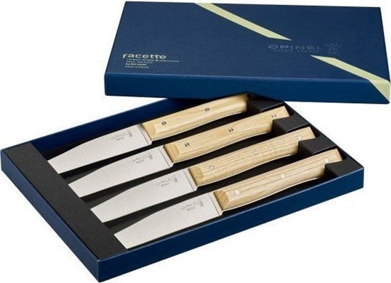 Picture of Opinel Table Knives Facette Set of 4 Ash