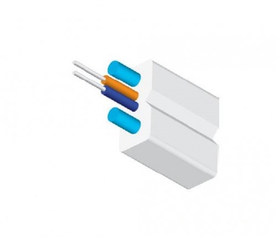 Picture of Optiskās Šķiedras FTTH kabelis, 4 Šķiedras /SM/ G657.A /1000 meter per drum, white LSZH jacket