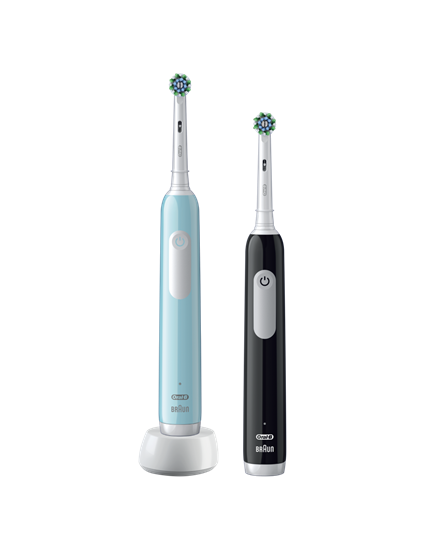 Изображение Oral-B Pro Series 1 Electric Toothbrush, Duo pack, Blue/Black