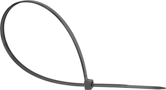 Picture of Organizer Alcasa Alcasa KAB-25S48 opaska kablowa Zwalniana opaska kablowa Nylon Czarny 100 szt.