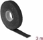 Attēls no Delock Hook-and-loop tape on roll L 3 m x W 13 mm black