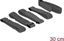 Attēls no Delock Hook-and-loop fasteners L 300 mm x W 20 mm 5 pieces with loop black