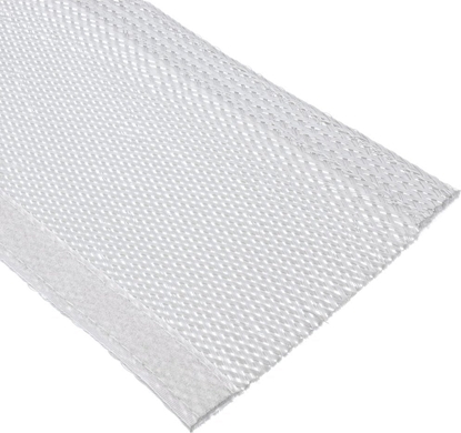 Изображение Organizer InLine InLine® Cable wrap, fabric hose with hook and loop fastener, 1m x 40mm diameter, white