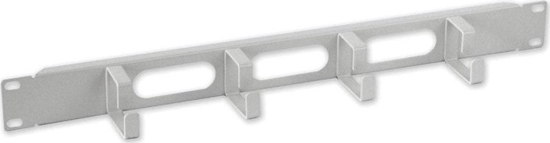 Изображение Organizer Kabli Intellient Rack 19" 1U 4 uchwyty, szary