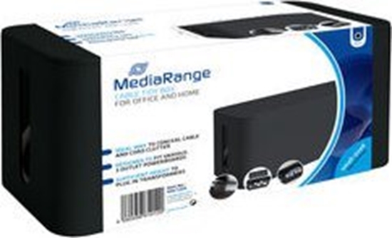 Изображение Organizer MediaRange MediaRange Kabelbox klein 223x118x114mm schwarz