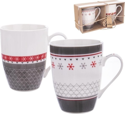 Attēls no Orion Kubek porcelanowy, zestaw kubków, na prezent, 2 sztuki, 340 ml