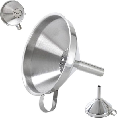 Attēls no Orion Lejek kuchenny z sitkiem stalowy do wina soków balonów uniwersalny