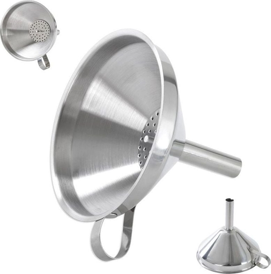 Picture of Orion Lejek kuchenny z sitkiem stalowy do wina soków balonów uniwersalny