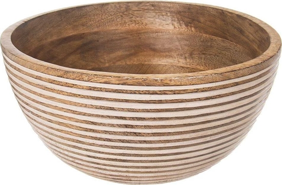 Изображение Orion Miska drewniana mango na owoce i warzywa misa do serwowania da saatek dekoracyjna 25 cm 3 l