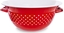 Picture of Orion Miska emaliowana retro CZERWONA W GROCHY 26 cm
