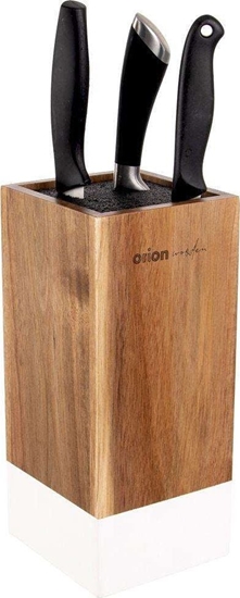 Picture of Orion Stojak na noe stalowe ceramiczne DREWNIANY blok do noy uniwersalny