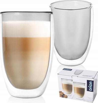 Attēls no Orion Szklanki termiczne z podwójn ciank do kawy latte DOUBLE 460 ml 2 szt.