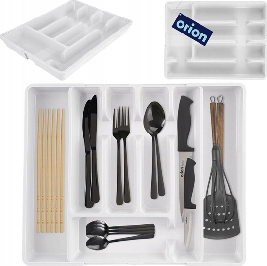 Picture of Orion Wkad na sztuce do szuflady rozsuwany biay 36,5x27,5 cm