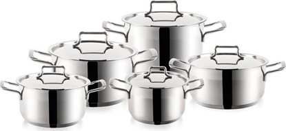 Attēls no Orion Zestaw garnków / garnki 18/10 ANETT 10 el. uniwersalny
