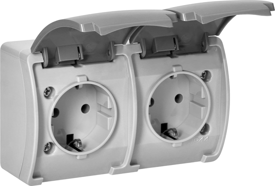 Picture of Orno ORNO GNIAZDO PODWÓJNE 2x2P+Z SCHUKO