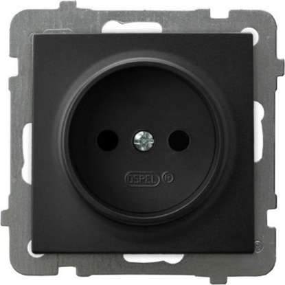 Picture of Ospel Gniazdo pojedyncze Ospel As GP-1G/m/33 czarny metalik