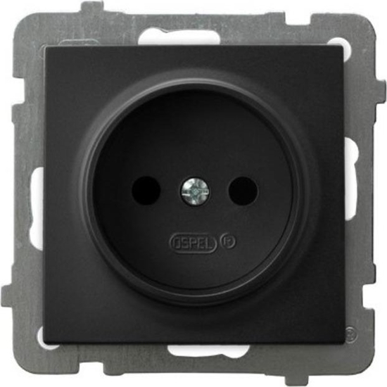 Picture of Ospel Gniazdo pojedyncze Ospel As GP-1G/m/33 czarny metalik