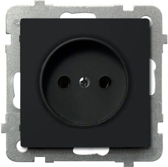 Изображение Ospel Gniazdo sonata pojedyncze czarny metalik (GP-1R/m/33)