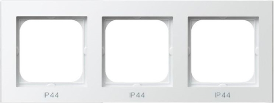 Picture of Ospel Ramka poczwórna Sonata IP44 biay (RH-4R/00)