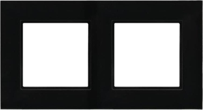 Picture of Ospel Ramka podwójna Aria Prestige Ospel czarne szko R-2UGC/32/25