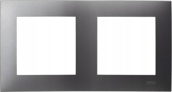 Изображение Ospel Ramka podwójna Ospel Szafir R-2Z/70 szary mat
