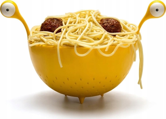 Picture of OTOTO Spaghetti Monster yellow Colander
