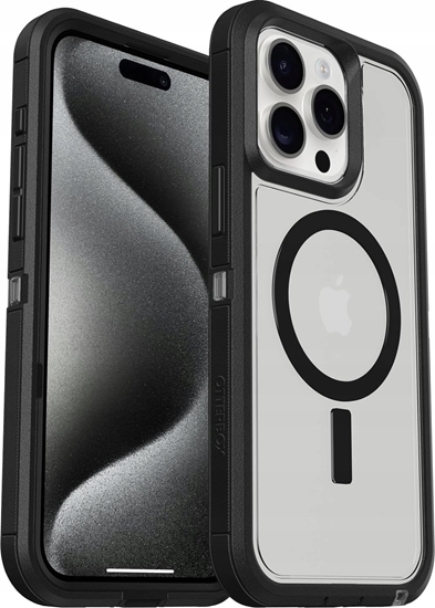 Изображение OtterBox Otterbox OB DEFENDER XT CLEAR APPLE/IPHONE 15 PRO MAX DARK S. CL/BLK