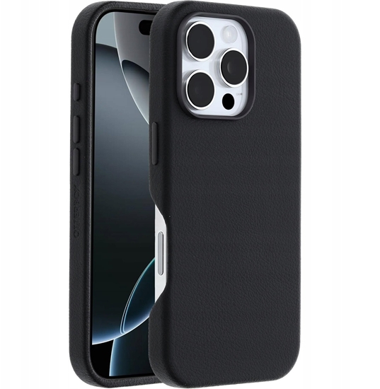 Изображение Otterbox Symmetry Cactus Leather for MagSafe case, iPhone 16 Pro, black