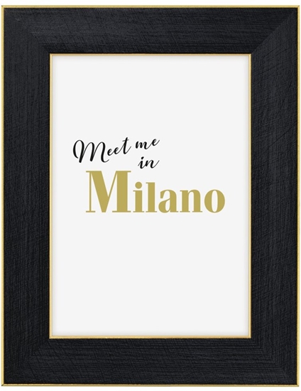 Picture of P.P. Milano black 13x18 cm