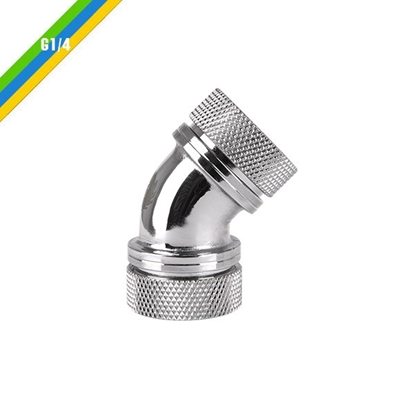 Изображение Pacific G1/4 x 16mm 90 złączka adapter kątowy - Chrome 