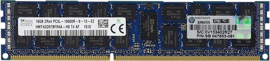 Picture of Pami dedykowana HPE DDR3L, 16 GB, 1333 MHz, CL9  (647901-S21)