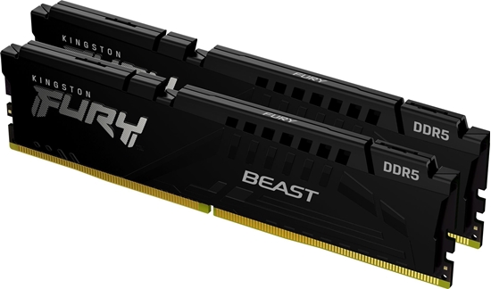 Изображение Pami Kingston Fury Beast, DDR5, 32 GB, 5600MHz, CL36 (KF556C36BBEK2-32)