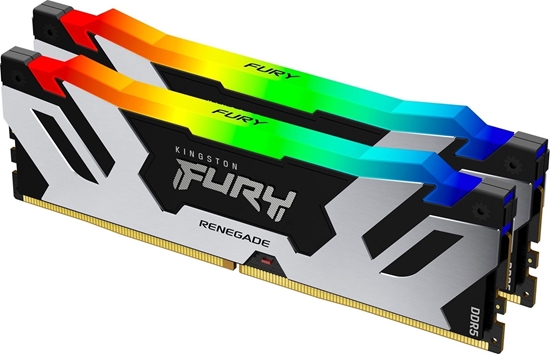 Изображение Pami Kingston Fury Renegade RGB, DDR5, 64 GB, 6400MHz, CL32 (KF564C32RSAK264)