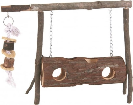 Picture of Panama Pet Plac zabaw dla gryzoni, drewniany, 30x20cm