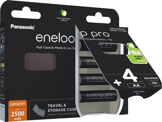 Picture of Panasonic Akumulator Eneloop Pro AA / R6 2500mAh 4 szt.