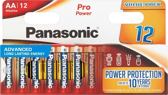 Picture of Panasonic PANASONIC Alkalické baterie Pro Power LR6PPG/12BW AA 1,5V (Blistr 12ks)