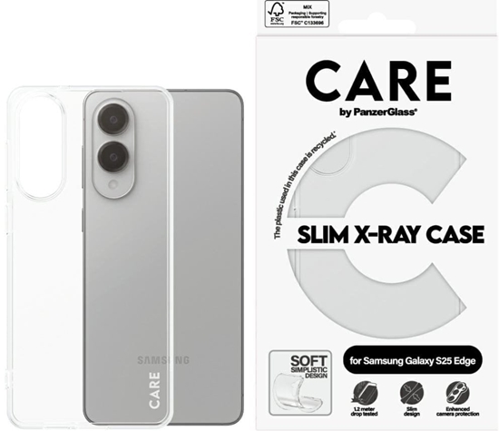 Picture of Etui CARE by PanzerGlass Fashion X-Ray   do Samsung Galaxy S25 Edge przezroczysty