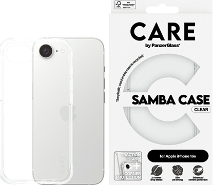 Attēls no PanzerGlass Etui CARE by Fashion do iPhone 16e przezroczysty