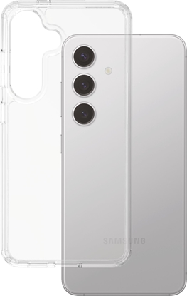 Attēls no CARE Flagship Case Clear  w. Clear Frame  Galaxy S25