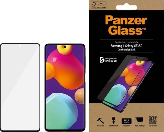 Изображение PanzerGlass Szko hartowane PanzerGlass E2E Regular Samsung M53 Case Friendly czarny